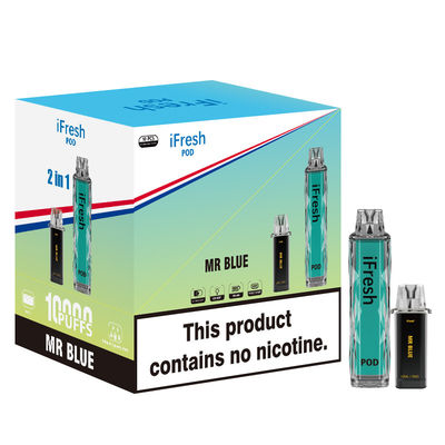 BGV Ifresh POD 10000puffs 1.2 Ohm Cartucho de Vape recarregvel 500mAh  Bateria 10ml Dispositivo substituvel